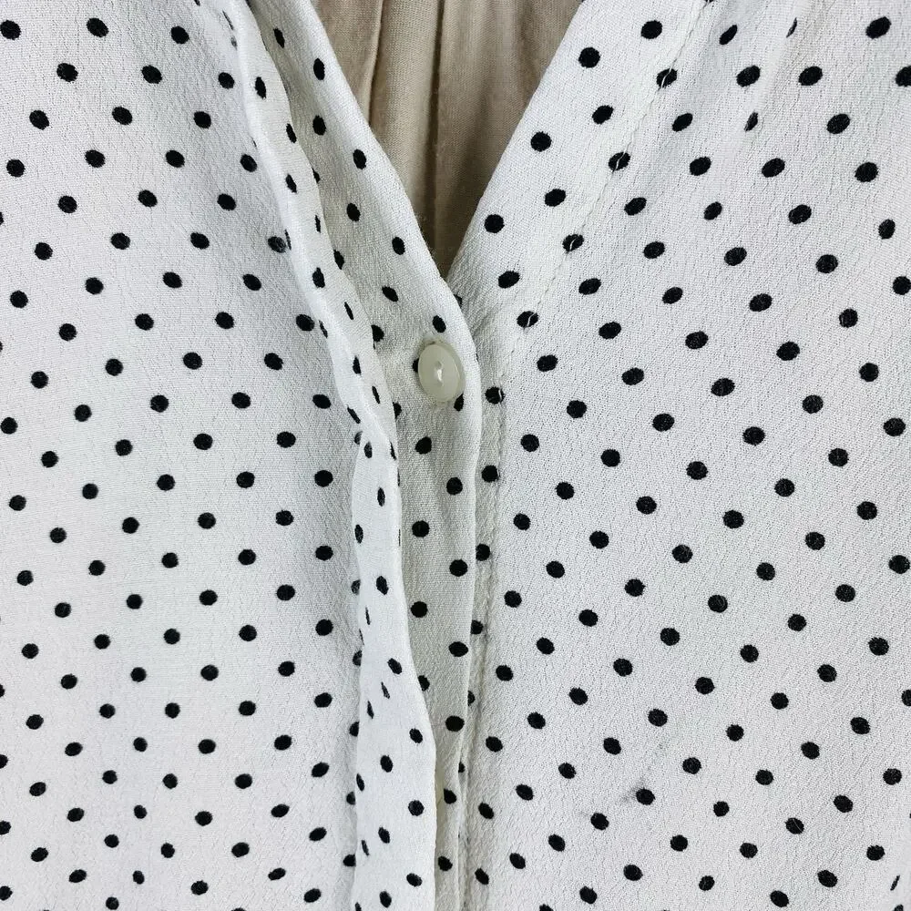 Porridge By Anthropologie Top Small Polka Dot Alexa Tunic - Picture 7 of 11